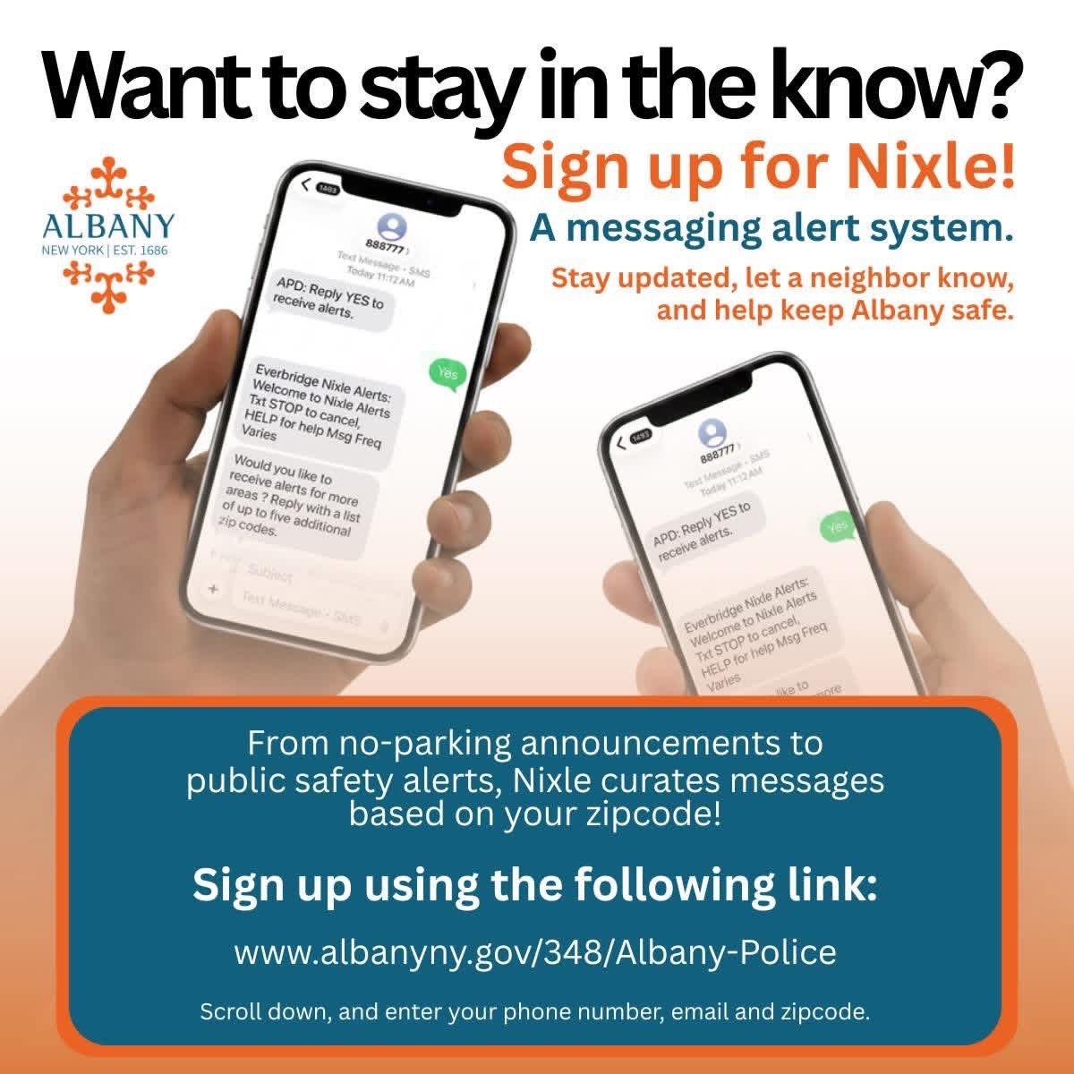 Sign Up for Nixle!
